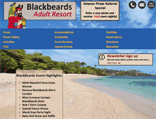 Tablet Screenshot of blackbeardsadultresort.com